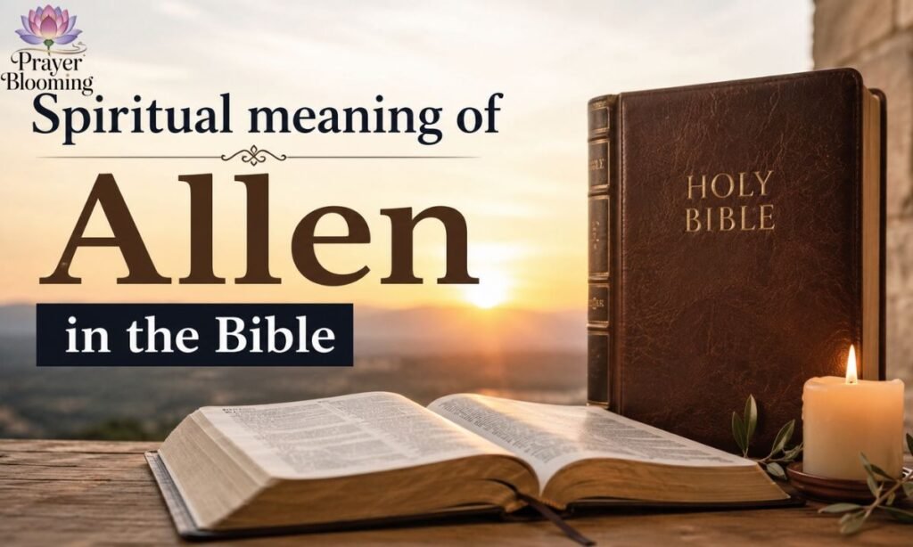 Spiritual meaning of Allen in the Bible