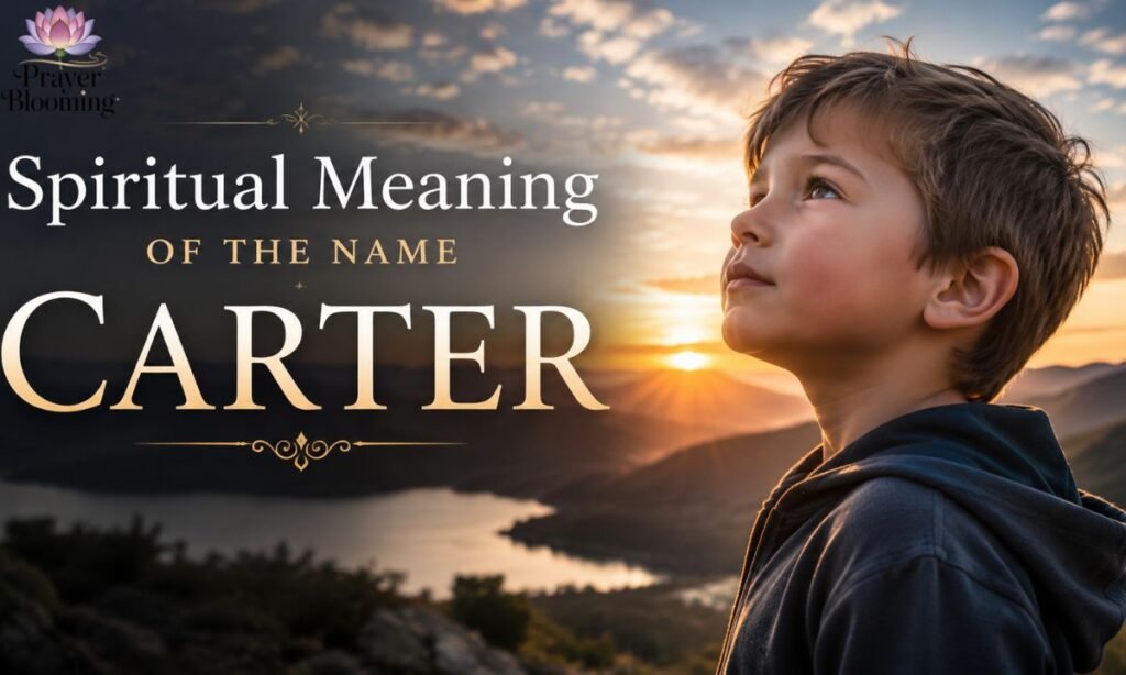 Spiritual meaning of the name Carter