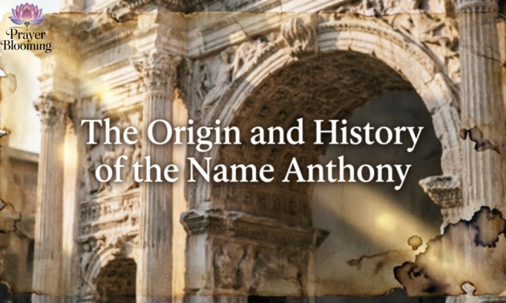 The Origin and History of the Name Anthony
