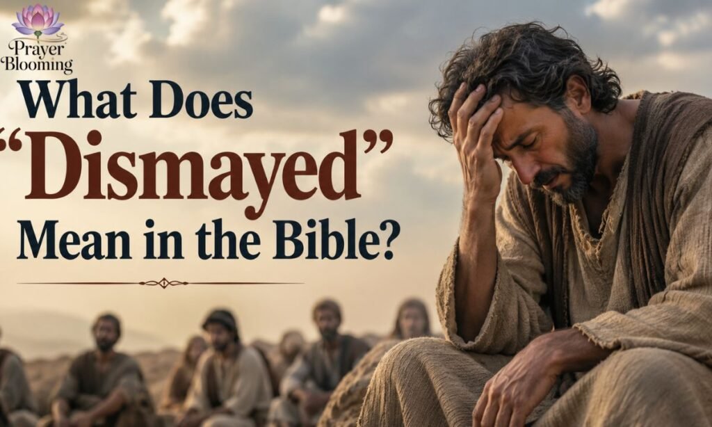 What Does “Dismayed” Mean in the Bible