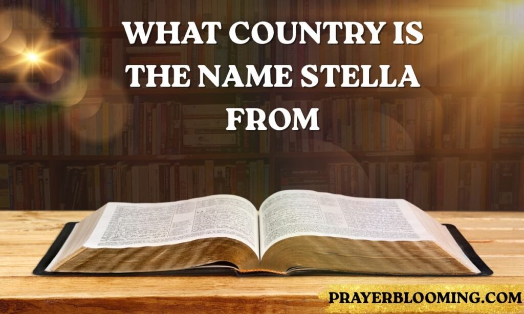What country is the name Stella from