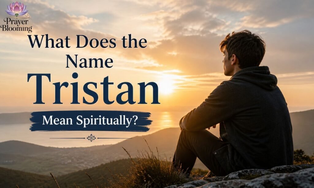 What does the name tristan mean spiritually