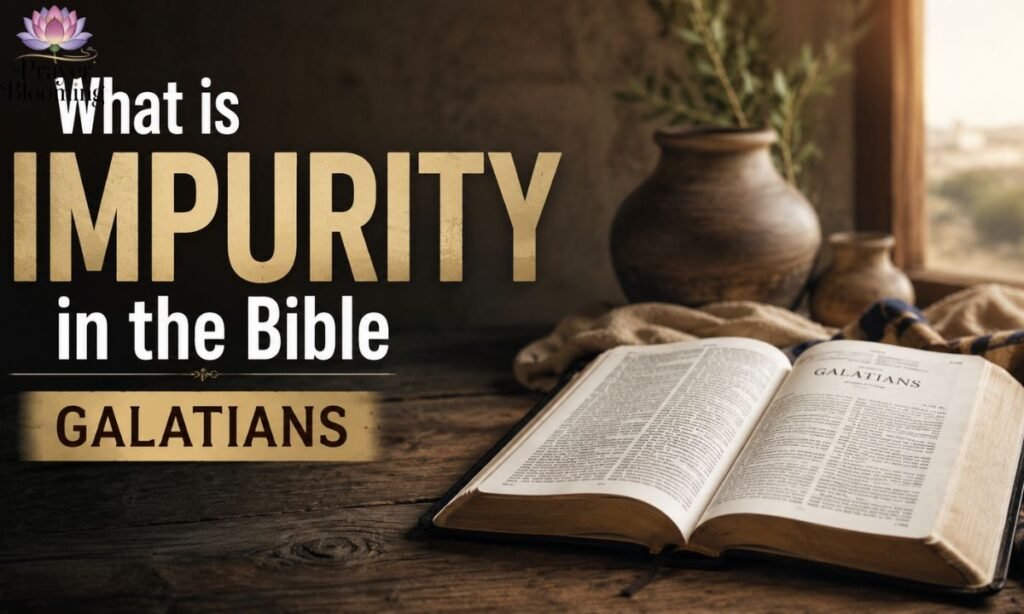 What is impurity in the Bible Galatians