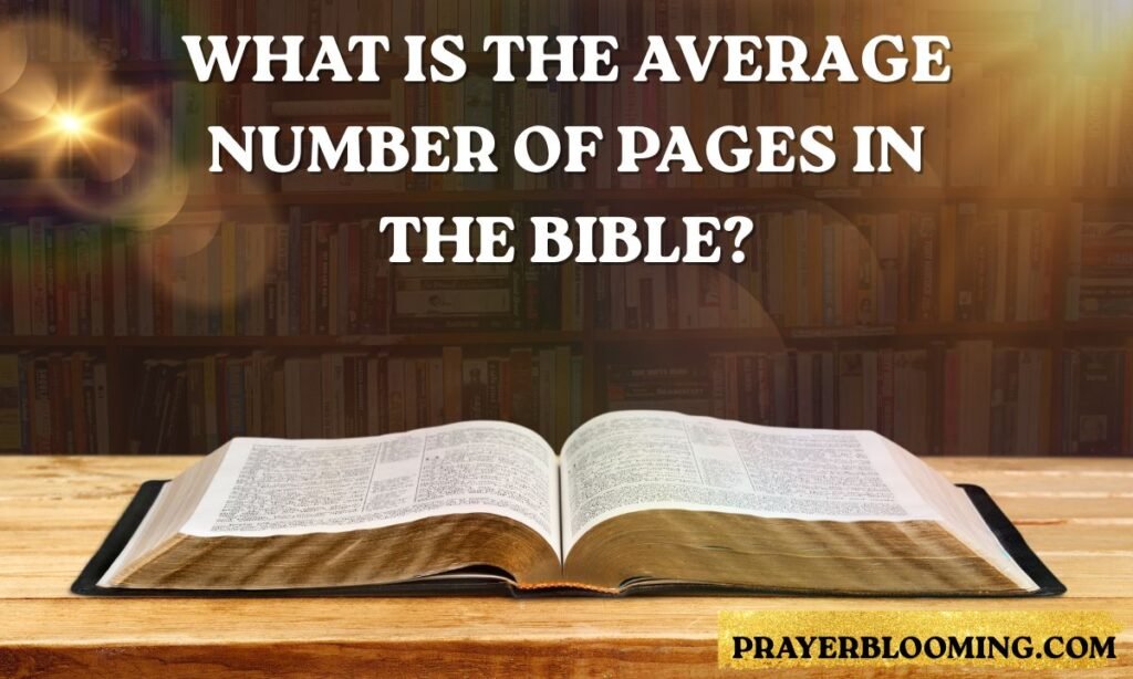 What is the Average Number of Pages in the Bible