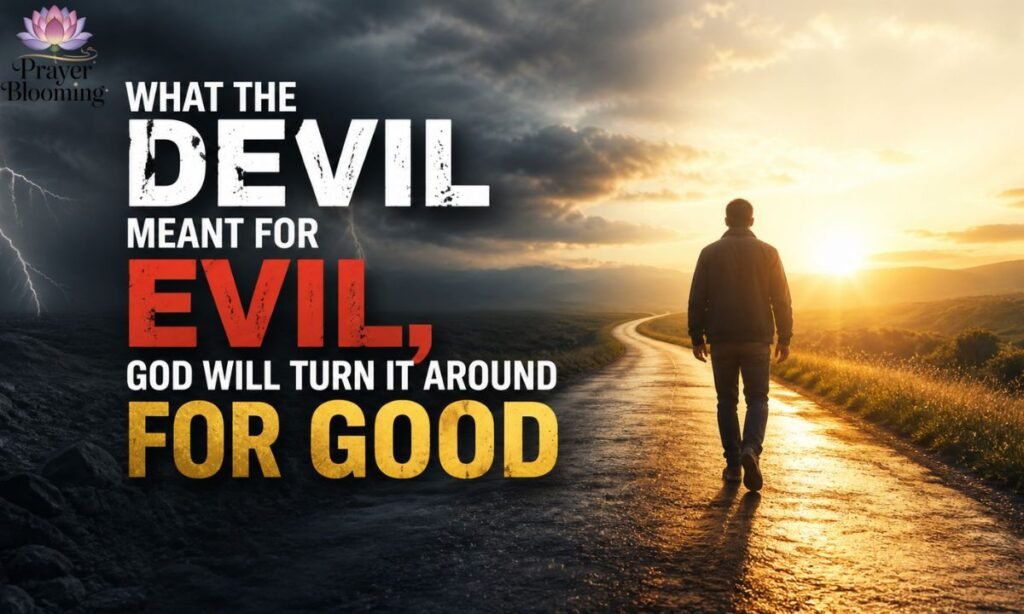 What the devil meant for evil, God will turn it around for good