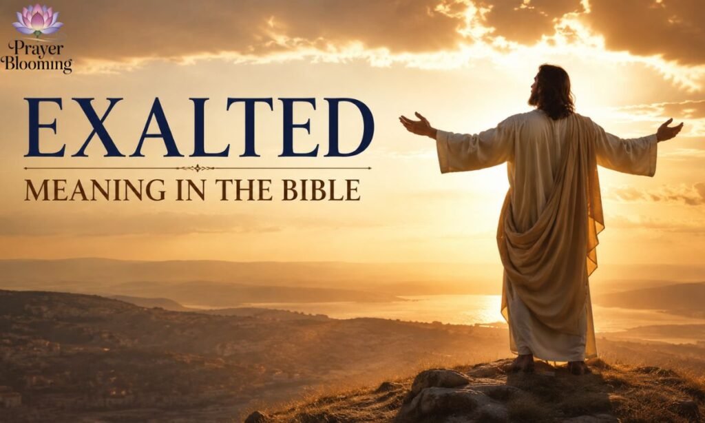 exalted meaning in the bible