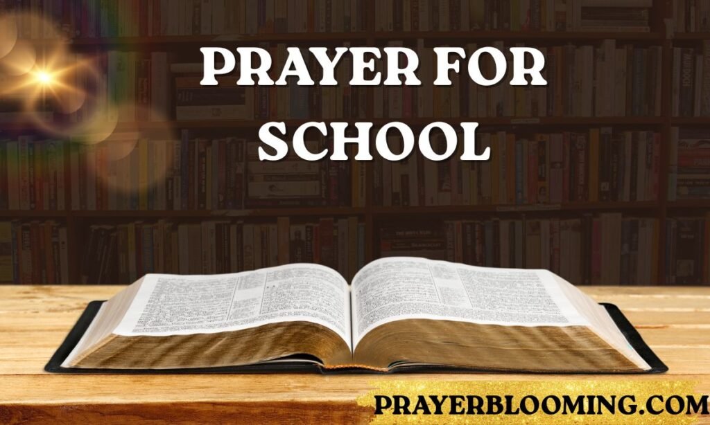 Prayer for School