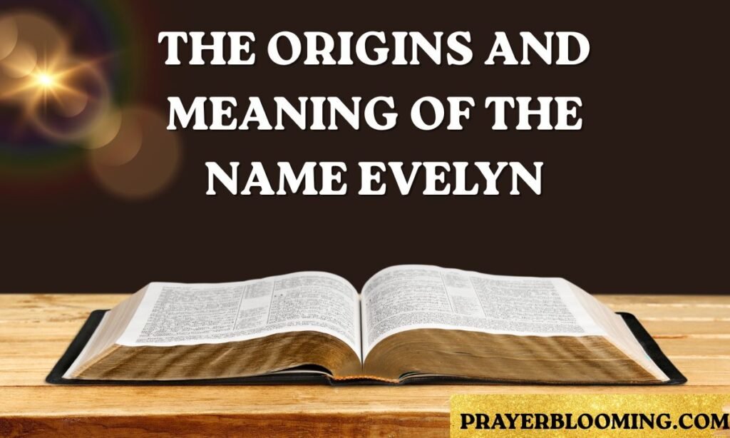 The Origins and Meaning of the Name Evelyn