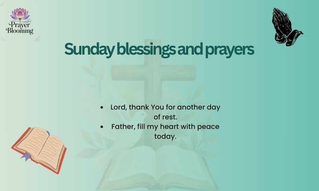 Sunday blessings and prayers