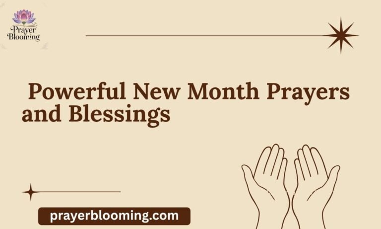 Powerful New Month Prayers and Blessings