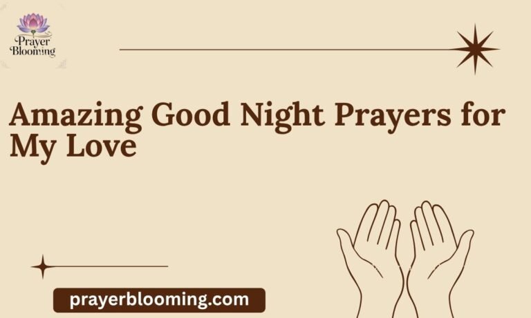 Amazing Good Night Prayers for My Love (1)