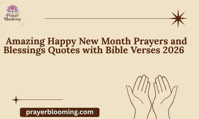 _Amazing Happy New Month Prayers and Blessings Quotes with Bible Verses 2026