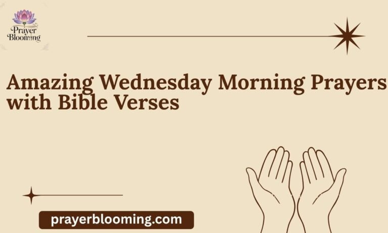 Amazing Wednesday Morning Prayers with Bible Verses (1)
