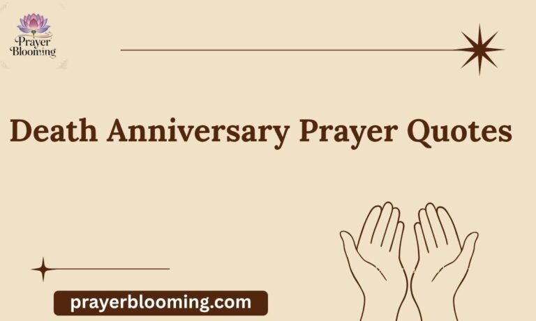 Death Anniversary Prayer Quotes