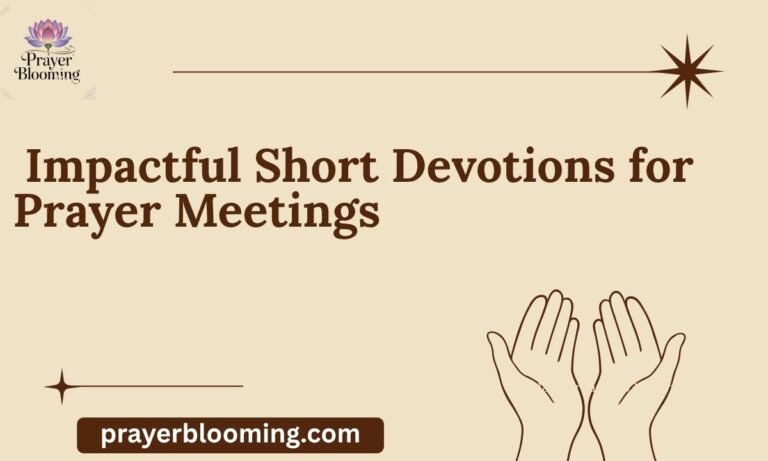 _Impactful Short Devotions for Prayer Meetings