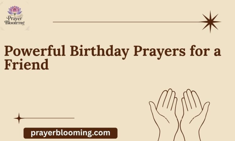 Powerful Birthday Prayers for a Friend