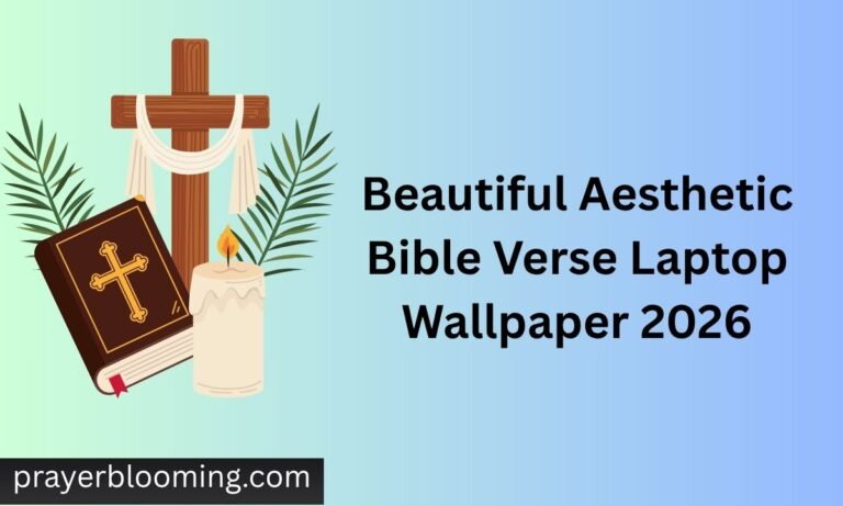 Beautiful Aesthetic Bible Verse Laptop Wallpaper 2026