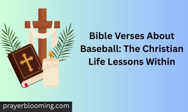 Bible Verses About Baseball The Christian Life Lessons Within