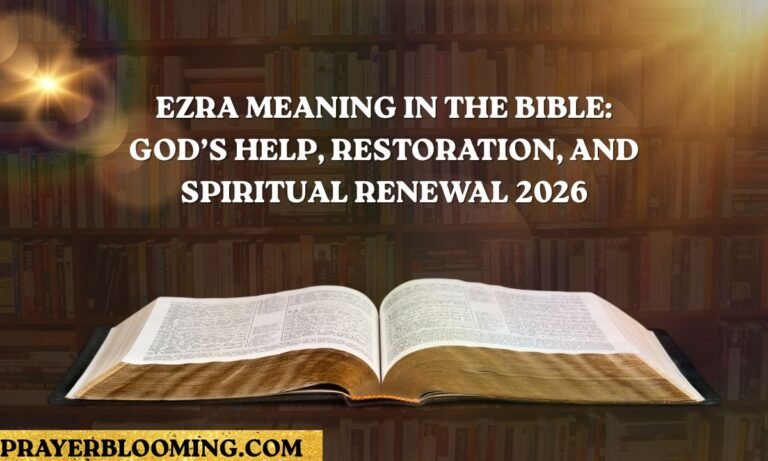 Ezra Meaning in the Bible God’s Help, Restoration, and Spiritual Renewal 2026