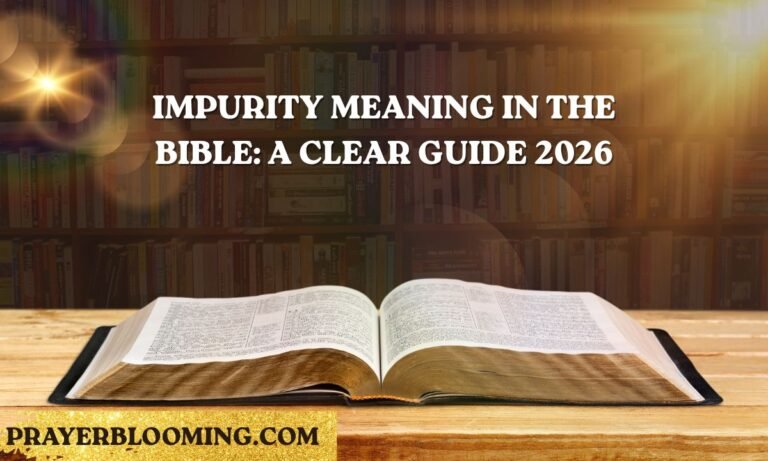 Impurity Meaning in the Bible A Clear Guide 2026