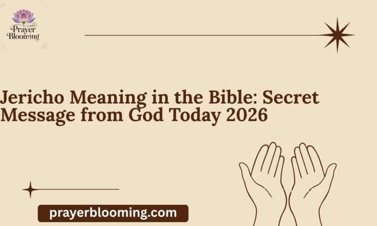 Jericho Meaning in the Bible Secret Message from God Today 2026