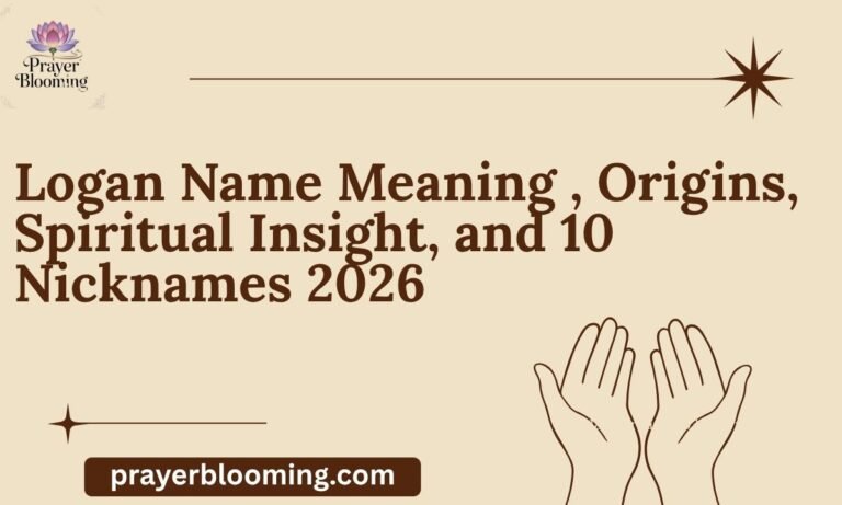 Logan Name Meaning , Origins, Spiritual Insight, and 10 Nicknames 2026