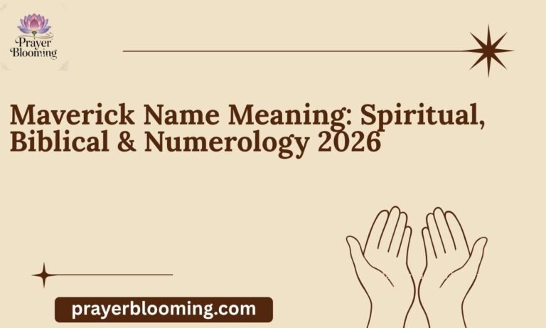 Maverick Name Meaning Spiritual, Biblical & Numerology 2026
