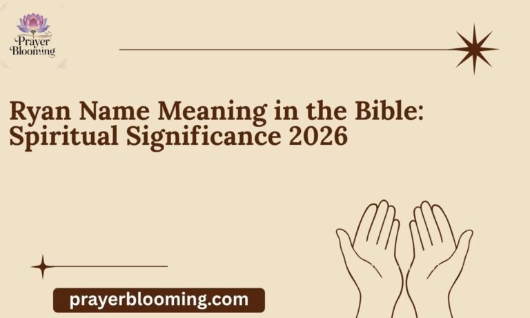 Ryan Name Meaning in the Bible Spiritual Significance 2026