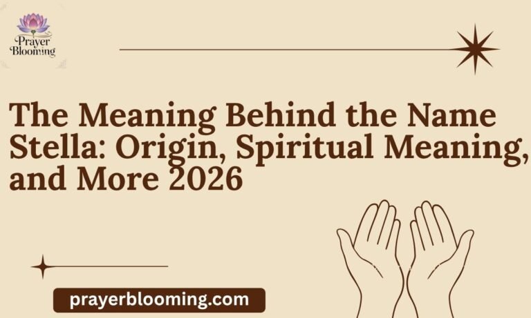 The Meaning Behind the Name Stella Origin, Spiritual Meaning, and More 2026