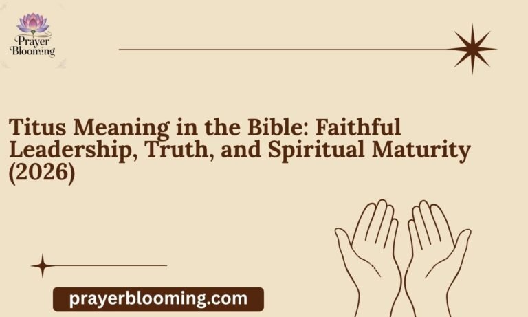 Titus Meaning in the Bible Faithful Leadership, Truth, and Spiritual Maturity (2026)