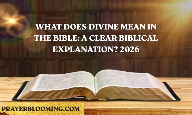 What Does Divine Mean in the Bible A Clear Biblical Explanation 2026