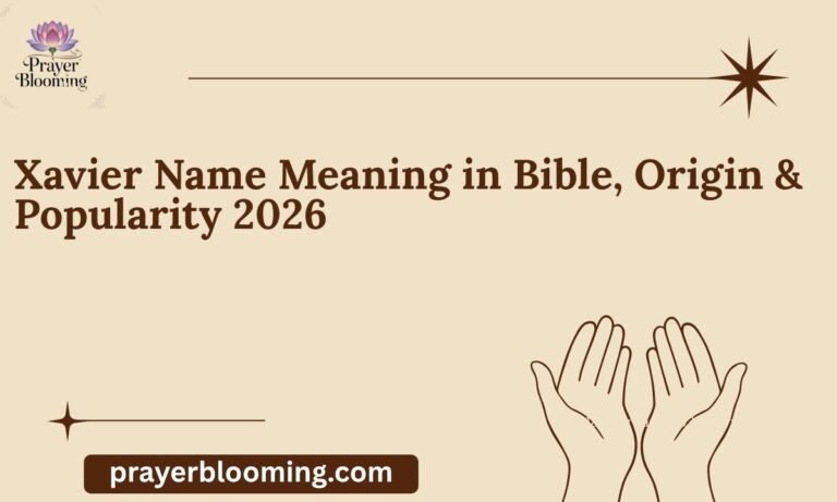 Xavier Name Meaning in Bible, Origin & Popularity 2026