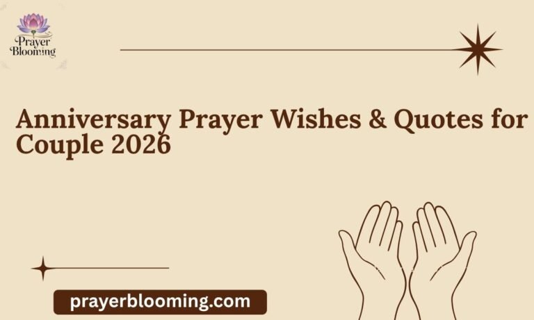 Anniversary Prayer Wishes & Quotes for Couple 2026
