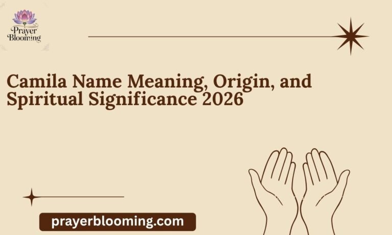 Camila Name Meaning, Origin, and Spiritual Significance 2026