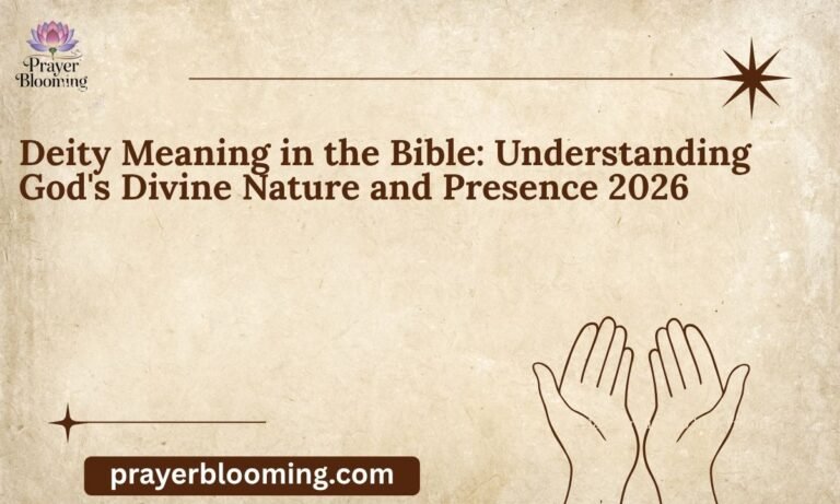 Deity Meaning in the Bible Understanding God's Divine Nature and Presence 2026