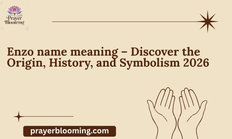 Enzo name meaning – Discover the Origin, History, and Symbolism 2026