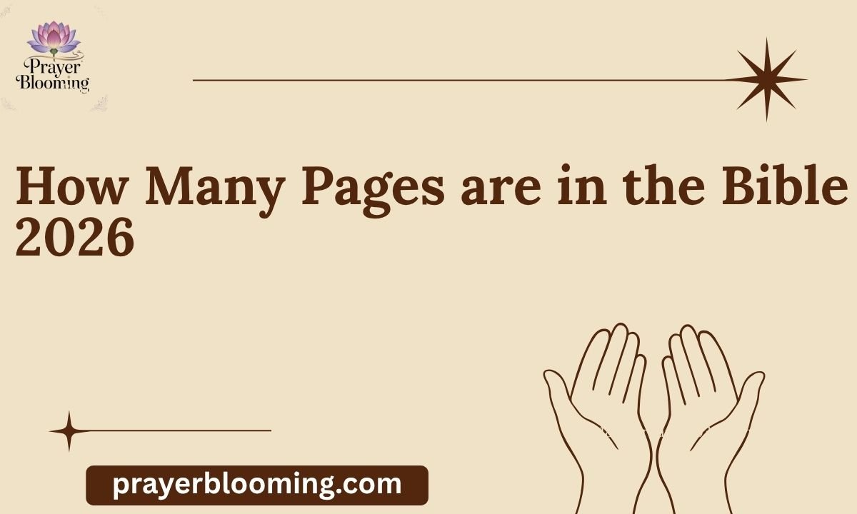 How Many Pages are in the Bible 2026