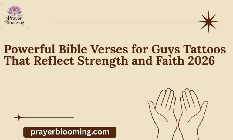 Powerful Bible Verses for Guys Tattoos That Reflect Strength and Faith 2026