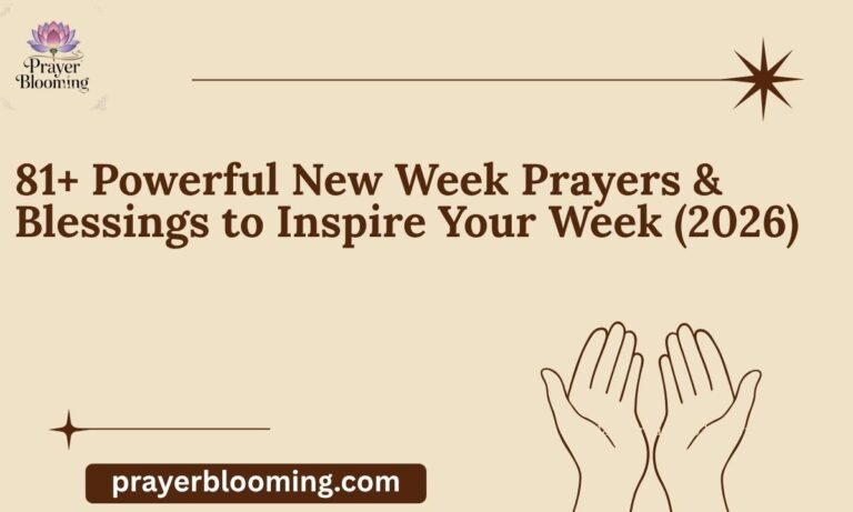 81+ Powerful New Week Prayers & Blessings to Inspire Your Week (2026)